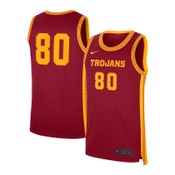 USC Trojans Men's Nike Cardinal #80 Replica Basketball Jersey